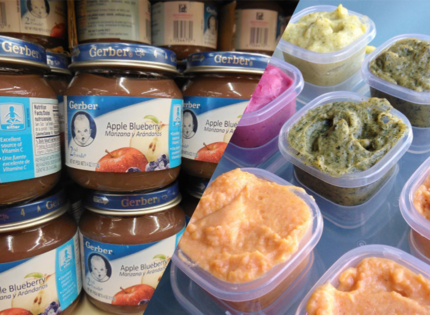 Homemade Baby Food vs Store Bought