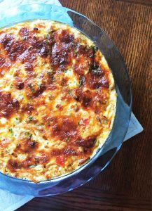 Zucchini Casserole with Ground Turkey