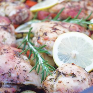 Herb Roasted Chicken with Fennel & Potatoes