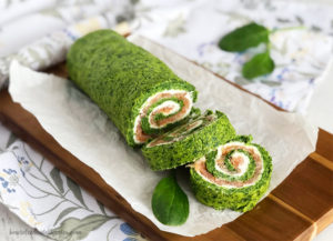 Smoked Salmon and Spinach Rolls